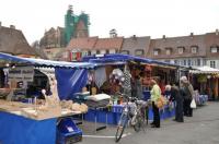 Blick vom Marktplatz auf das Stephansmünster