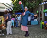 Biogemüse macht sooo groß! Margrita R. Wahrer ist "Frau Regenblau"