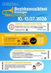 Bezirksmusikfest Grüningen vom 10.7. bis 13.7.2026: Das Programm