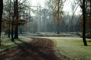 Fulwellpark ohne Beton und Teer: Die wassergebundenen Wege mussten aus natürlichem Felsmaterial der Region sein