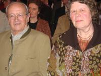 Dr. Josef Spinner, langjähriger Vorsitzender des Heimat- und Geschichtsvereins, und seine Frau