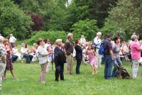 Besucher im Park