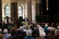 Patron der Sanierung der Einsegnungshalle im Friedhofsdom: Freiburgs Erster Bürgermeister Otto Neideck